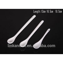 Haonai Factory Wholesale ceramic spoon, ceramic coffee spoon